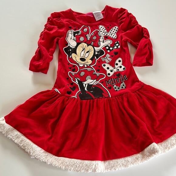 Disney Other - Disney Mini Mouse Christmas dress sz M7/8